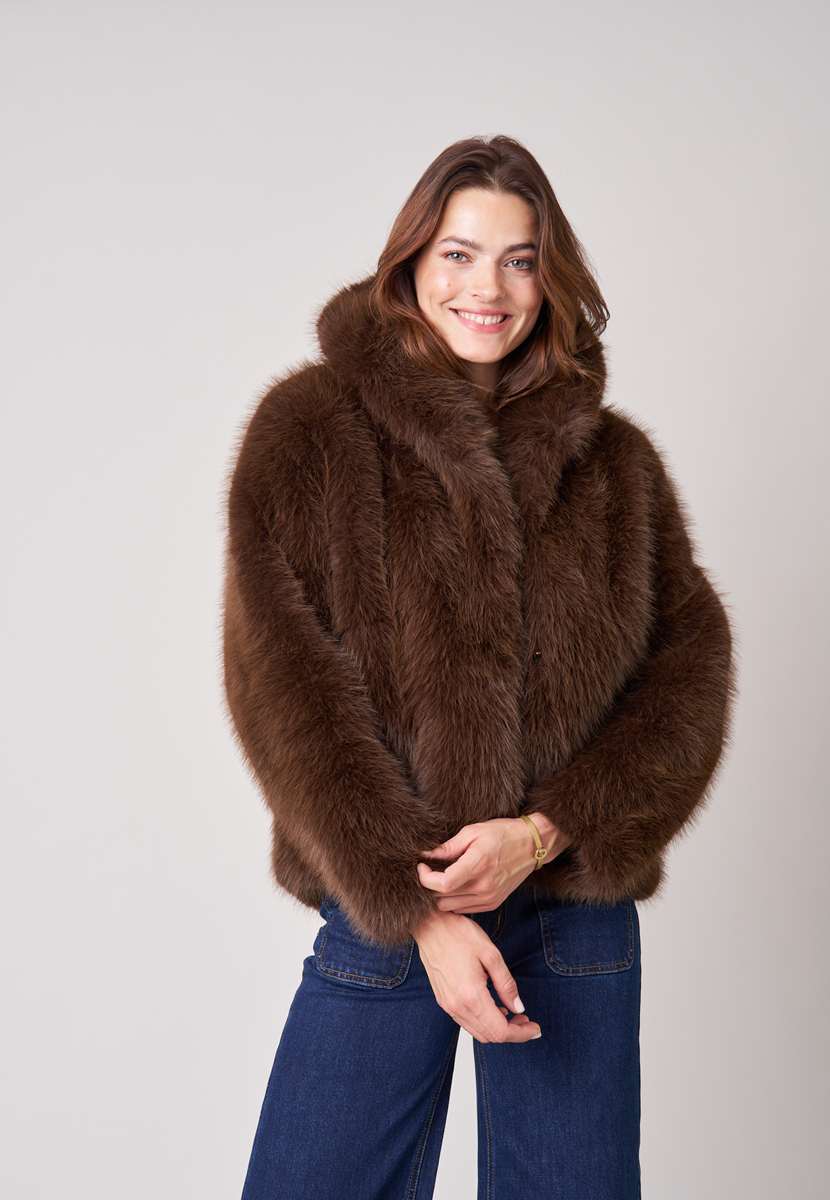 Manteau fausse fourrure - DEELUXE