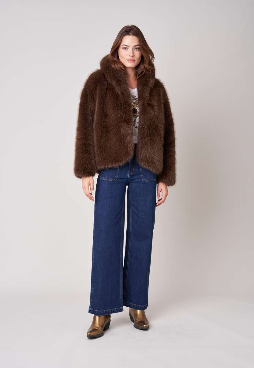 Manteau fausse fourrure - DEELUXE