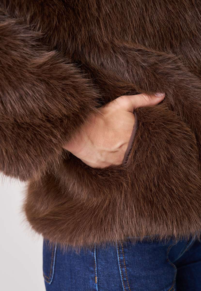 Manteau fausse fourrure - DEELUXE