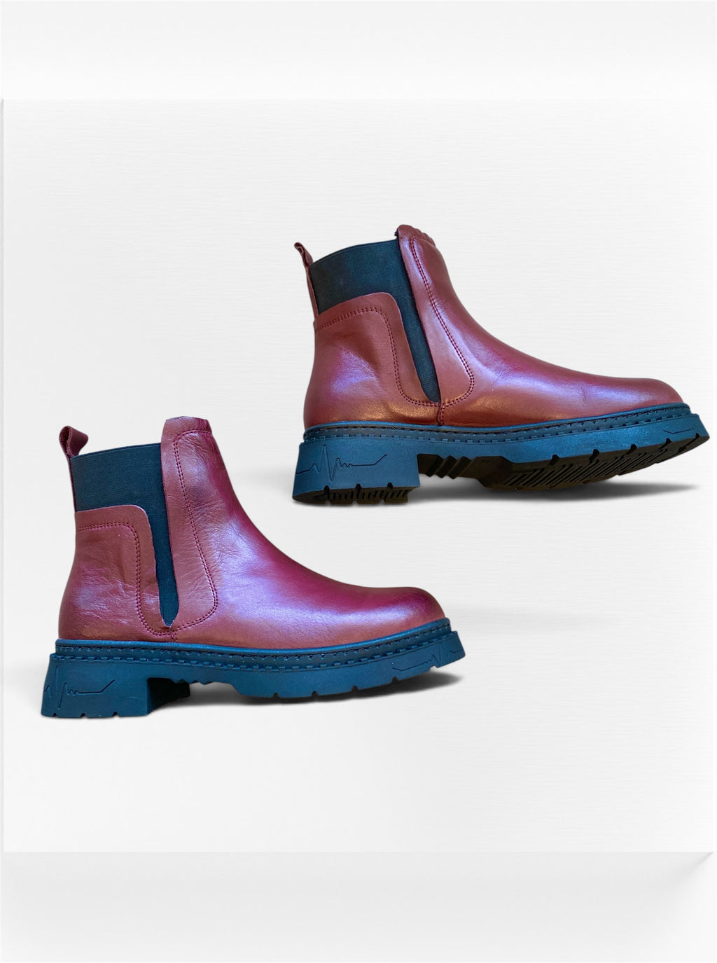 Bottines Lorenne Bordeaux