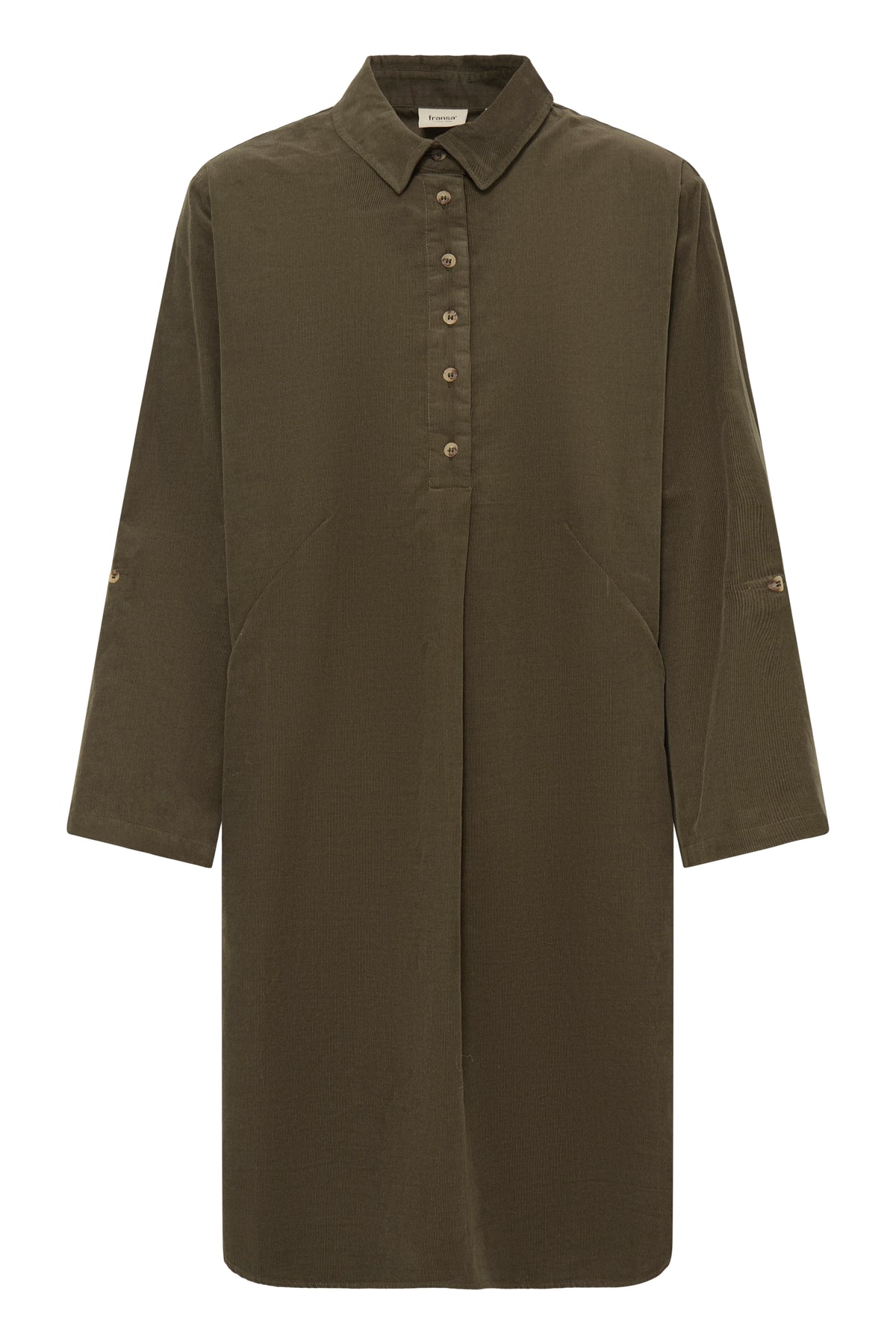 Robe velours côtelé fin