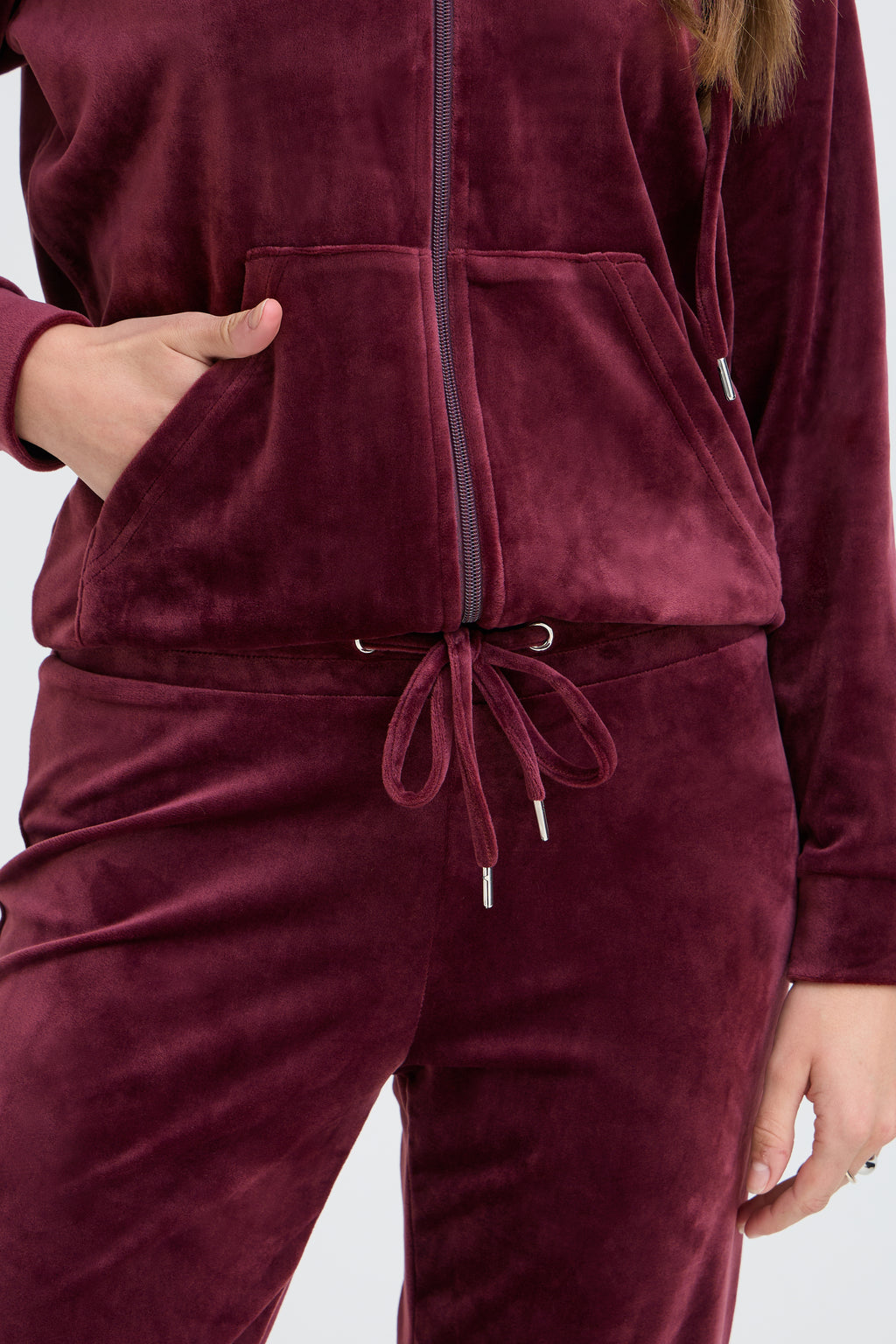 Ensemble en Minky couleur Prune