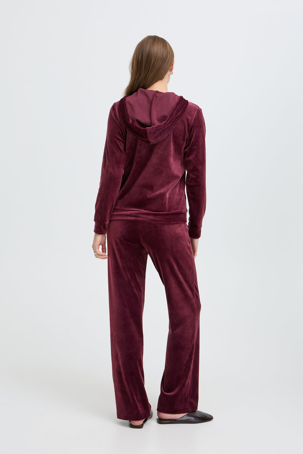 Ensemble en Minky couleur Prune