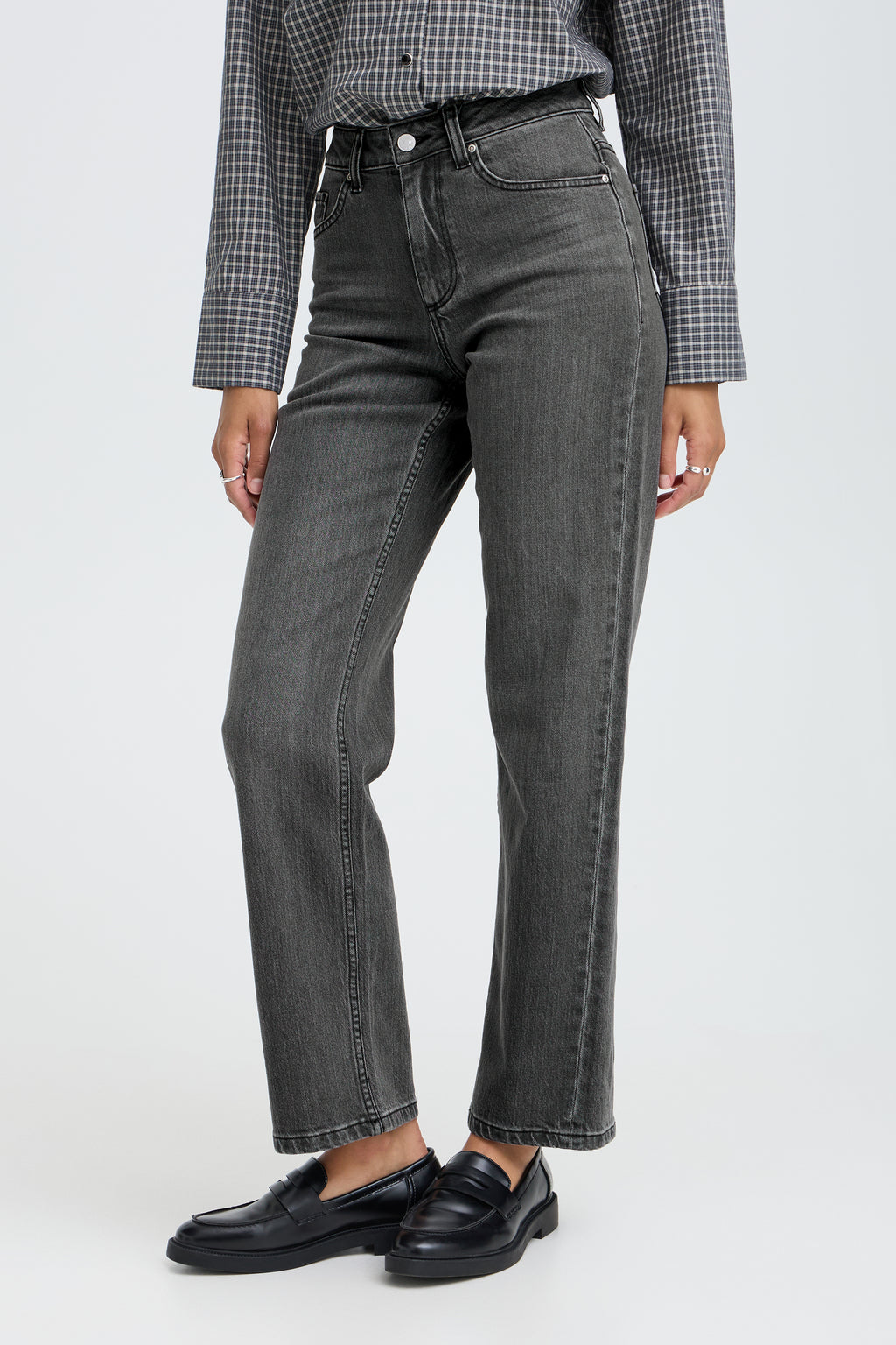 Jean Straight Dark Grey / B-Young