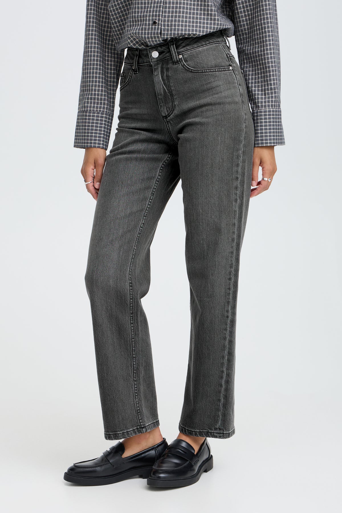 Jean Straight Dark Grey / B-Young