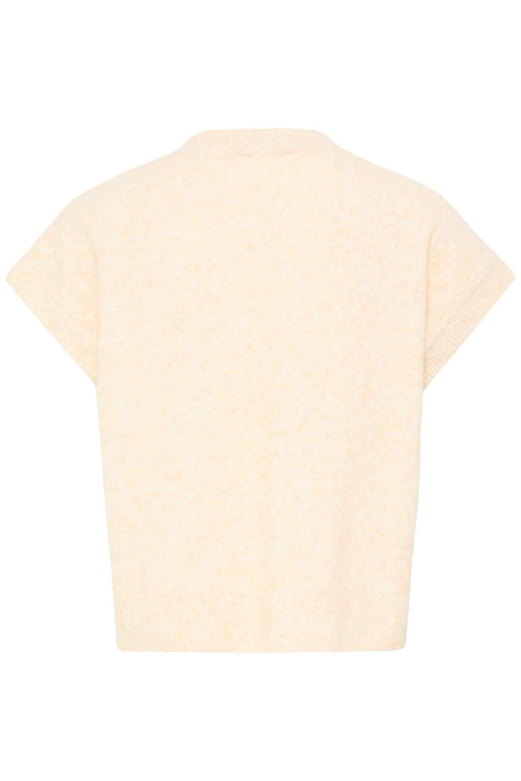 Pull sans manches détail fleur