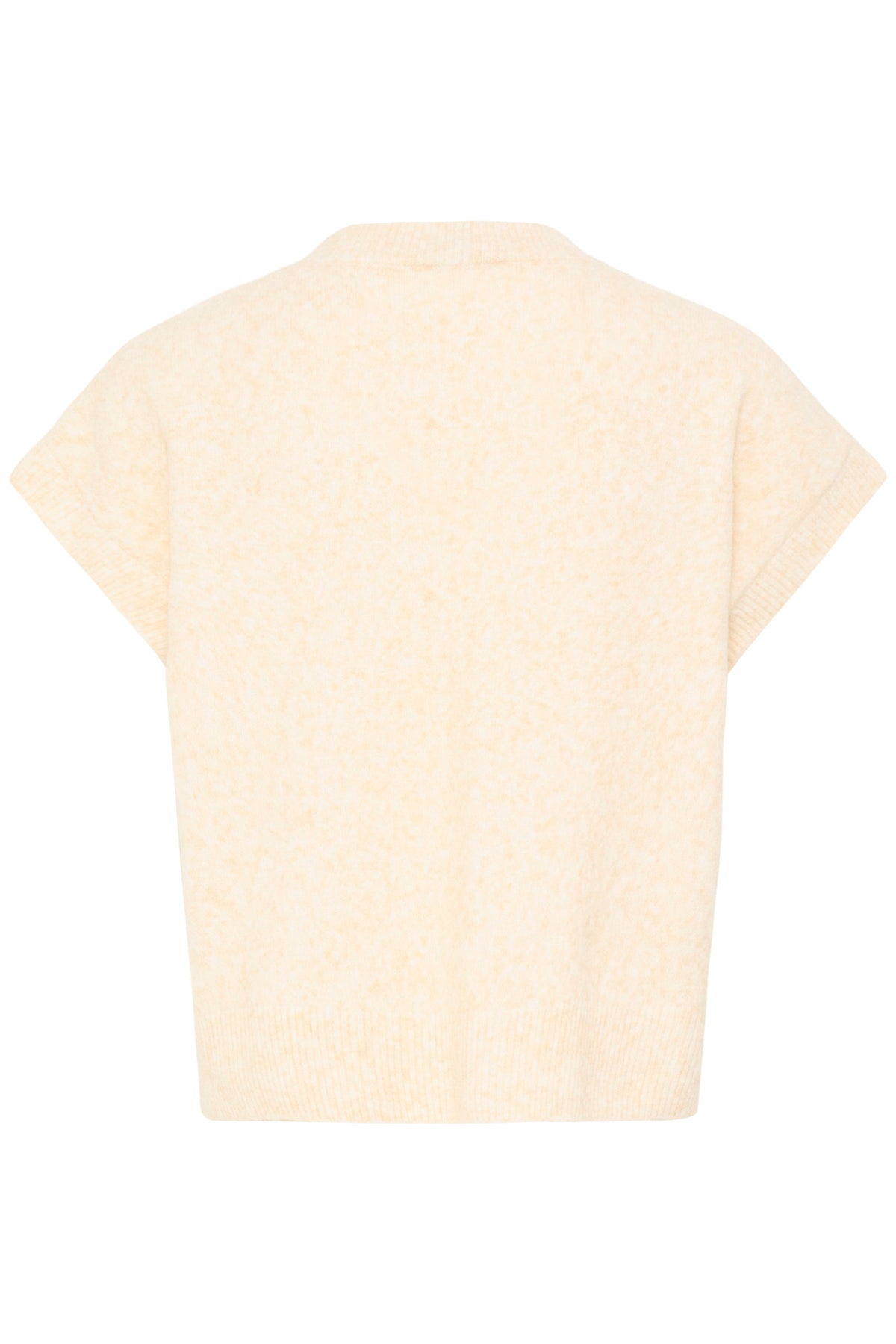 Pull sans manches détail fleur