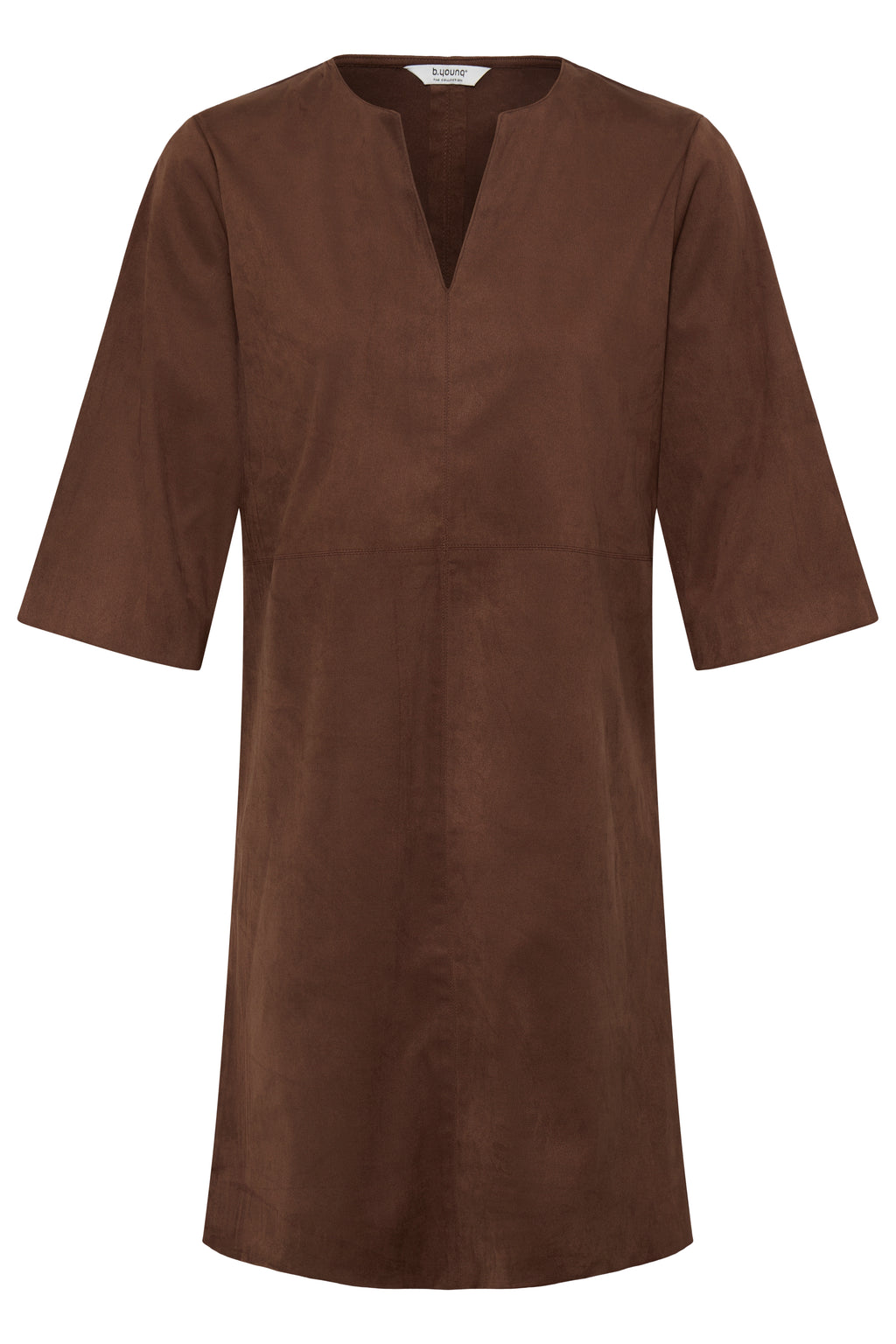 Robe en suédine chocolat