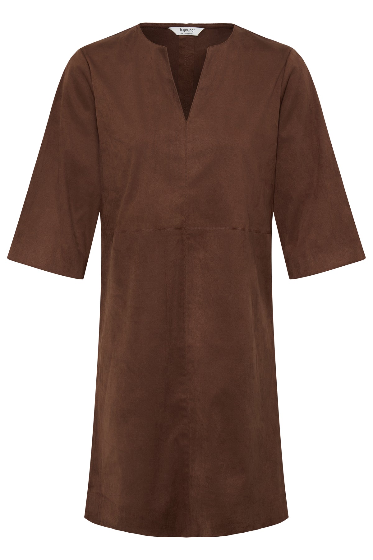 Robe en suédine chocolat