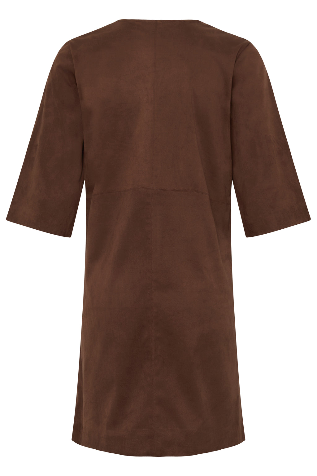 Robe en suédine chocolat