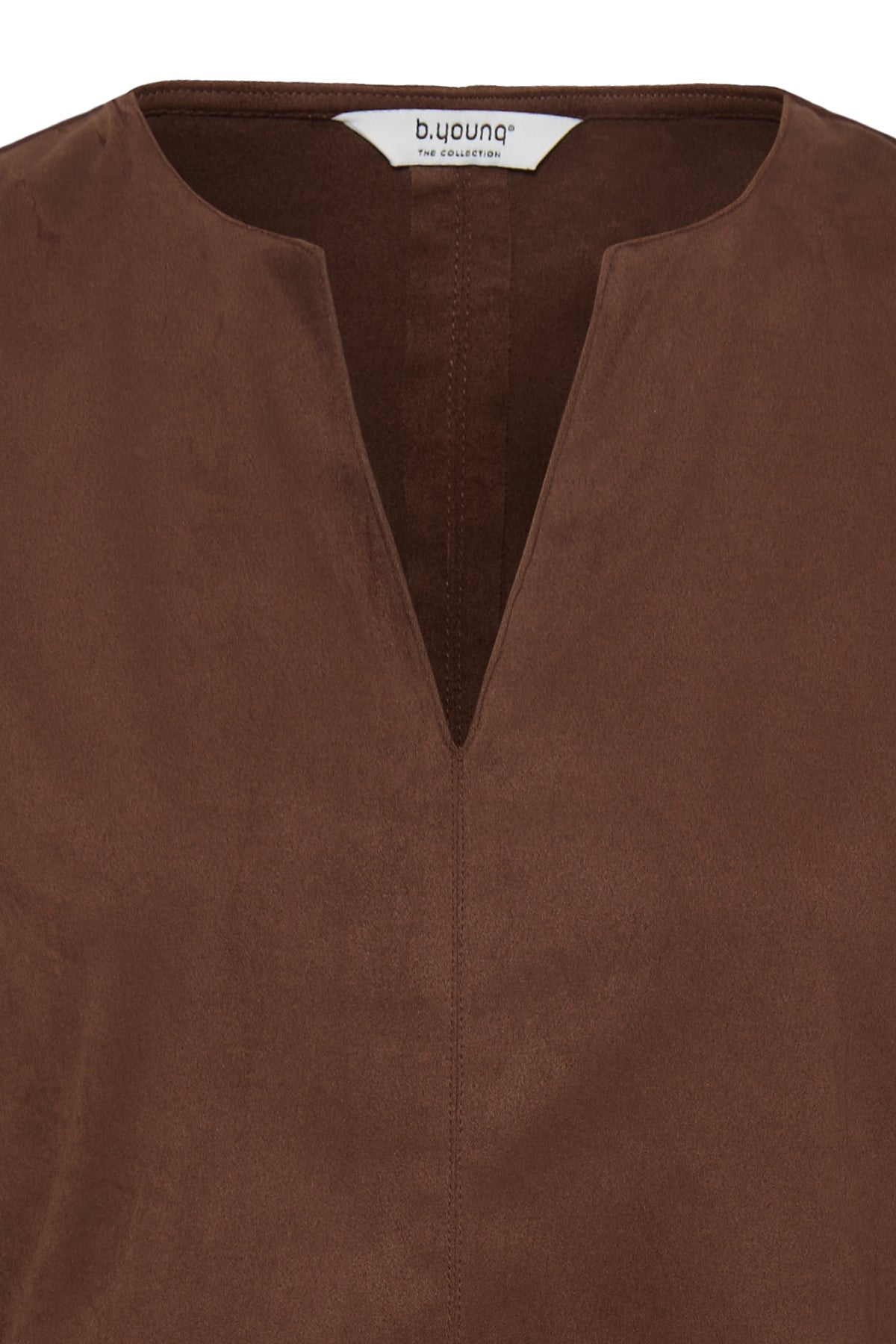 Robe en suédine chocolat