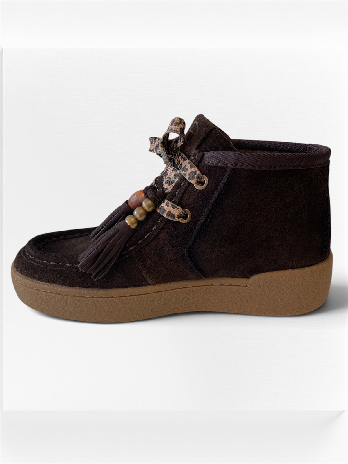 Sneaker High cuir marron TAMARIS