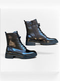 Bottines vernis Mocca