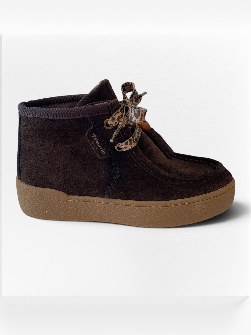 Sneaker High cuir marron TAMARIS
