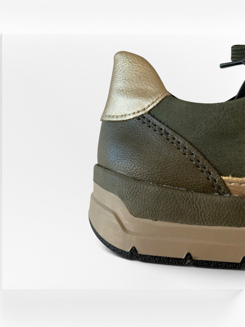 Baskets Gold & Kaki RIEKER
