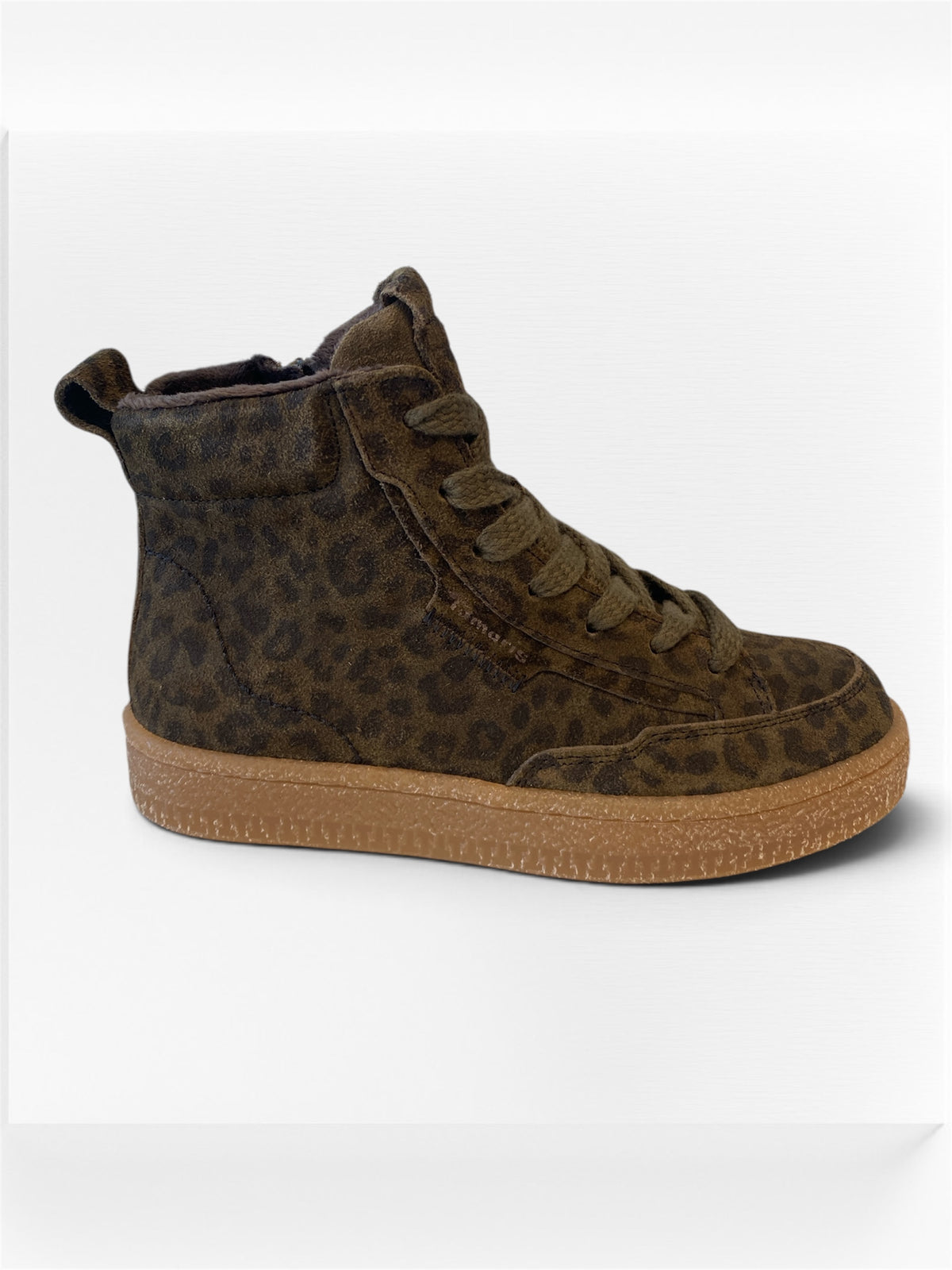 Chaussures montantes imprimé Léopard