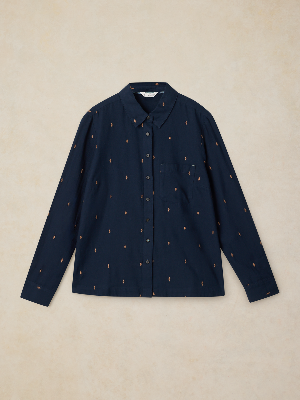 Chemise coton bio - brodée