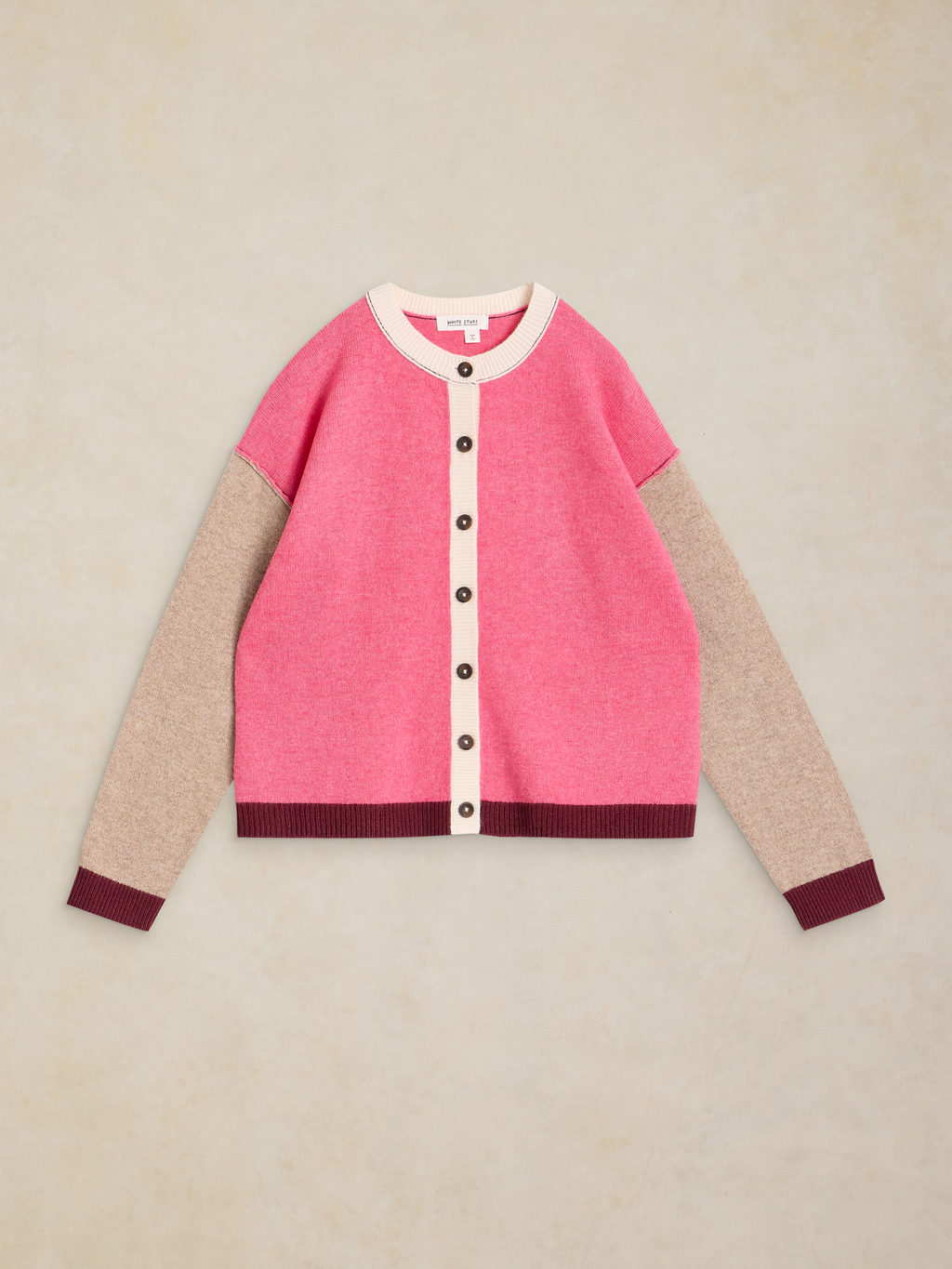 Cardigan Multicolore Laine et coton bio