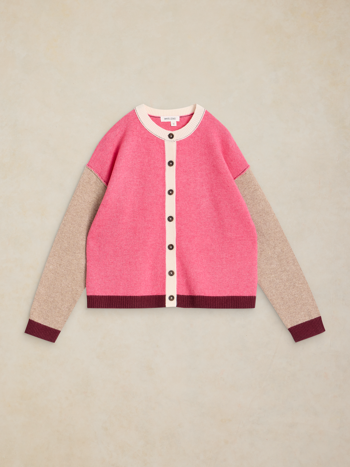 Cardigan Multicolore Laine et coton bio