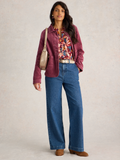 Veste en velours côtelé Framboise