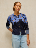 Cardigan Bleu imprimé - 100% coton bio