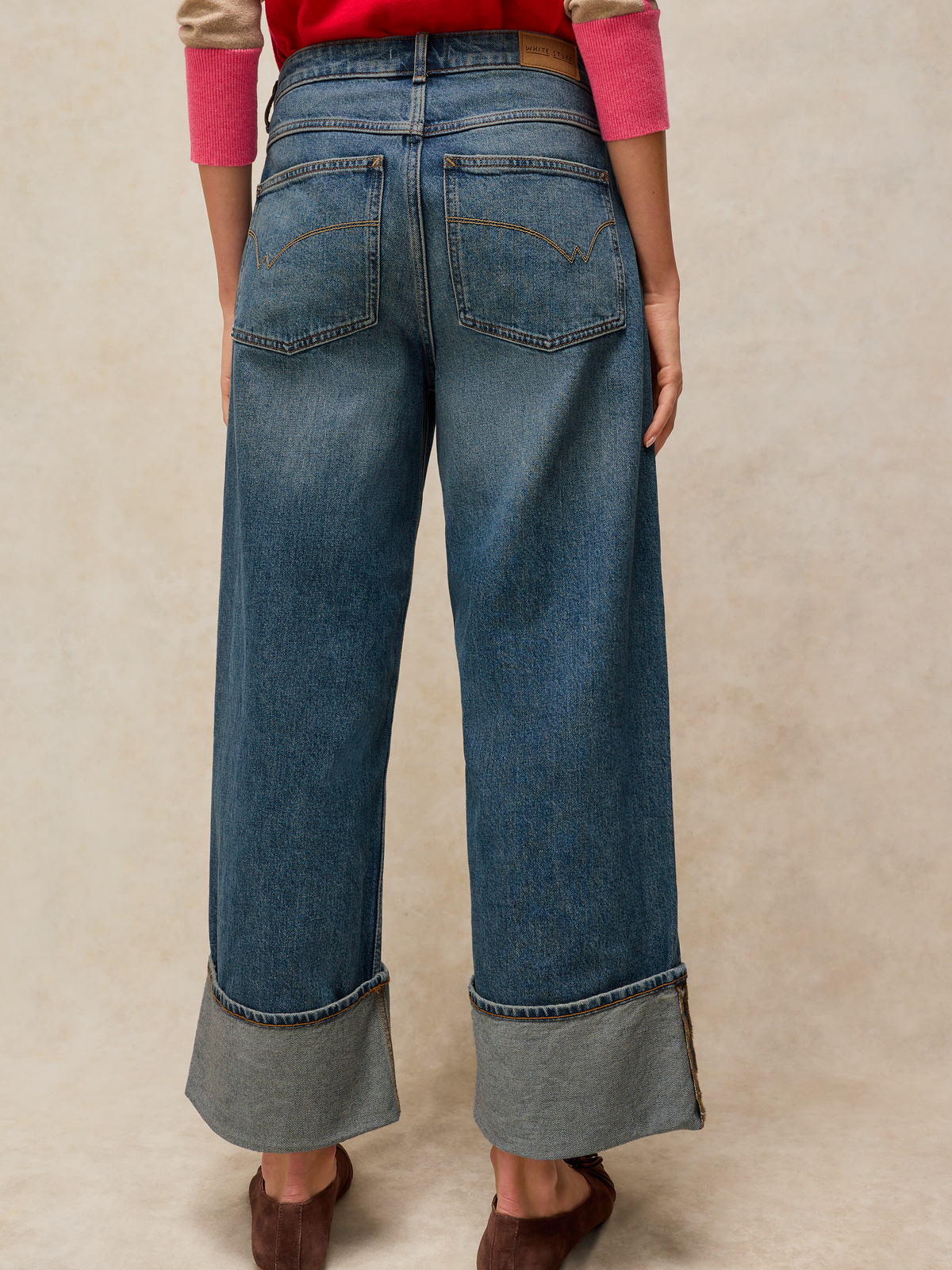 Pantalon WHITE STUFF coupe wide - revers XXL