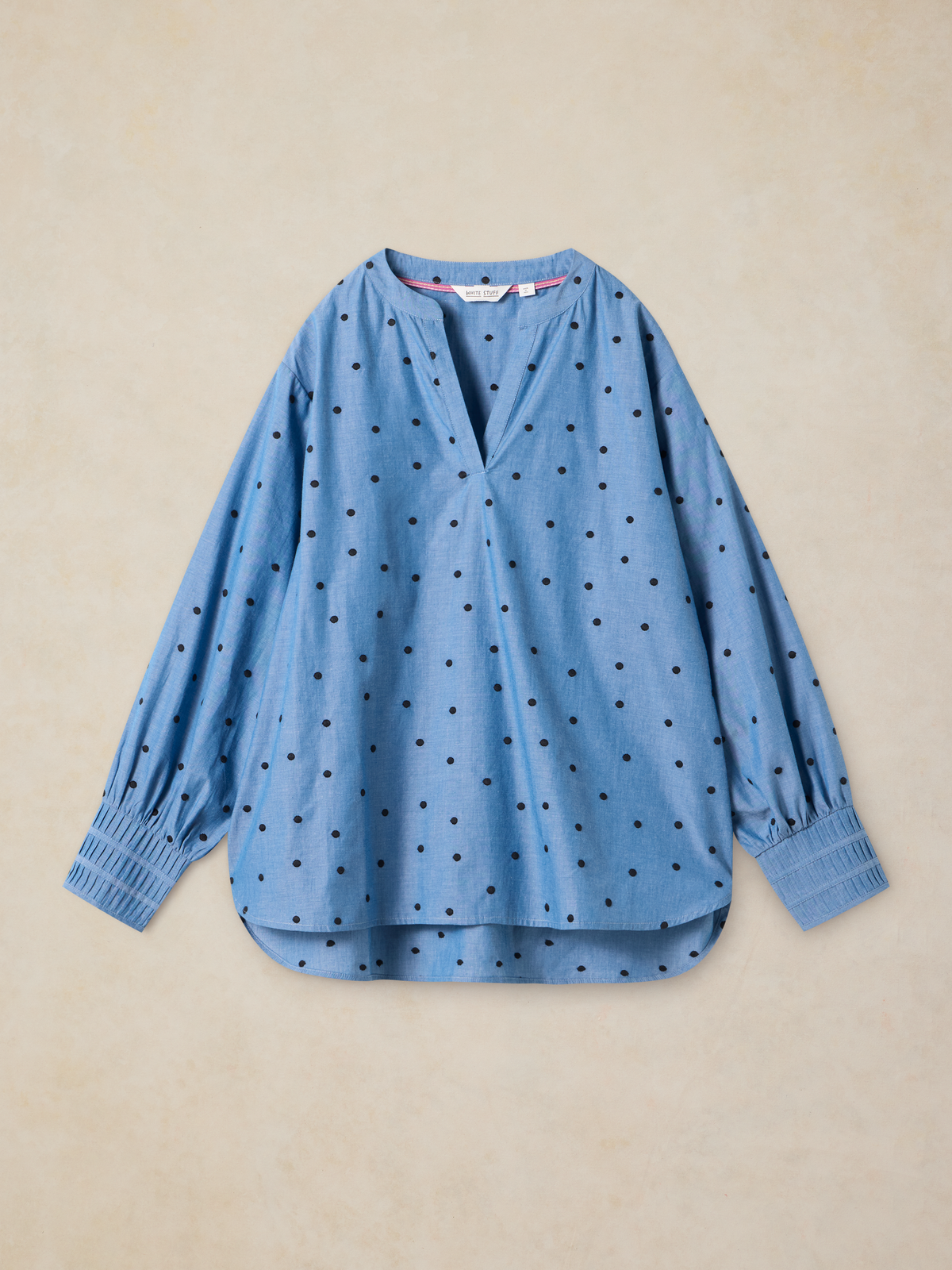 Blouse - broderie pois