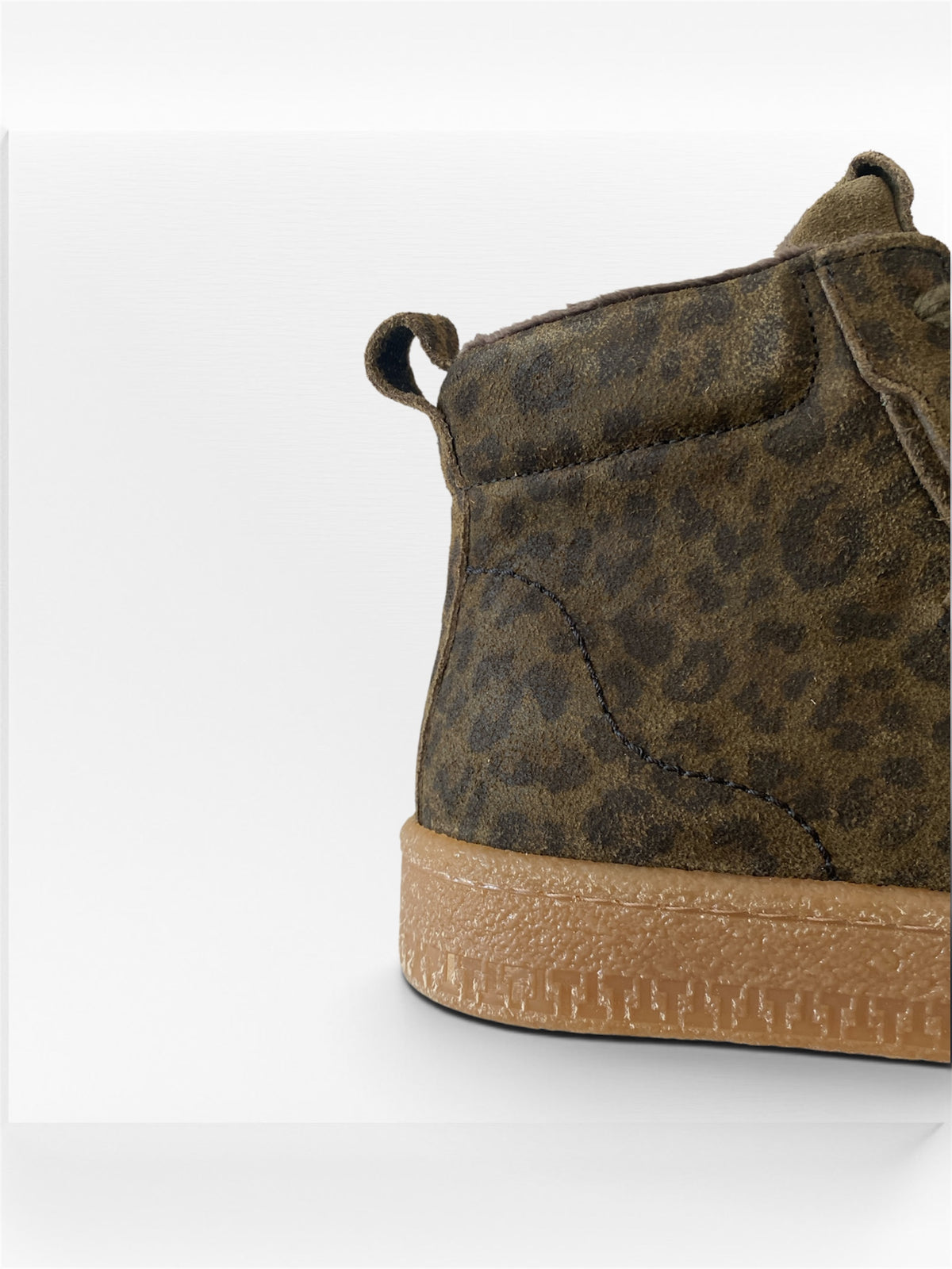Chaussures montantes imprimé Léopard