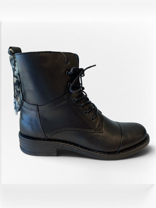 Bottines Curpo noir Détail ruban