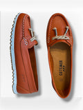 Mocassins orange - Cotemer